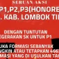 Poster seruan aksi P3K P1 di Lombok Timur.  (Istimewa) 