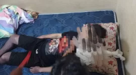 Mayat korban setelah berhasil dievakuasi. (Istimewa) 