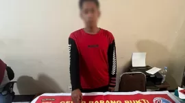 Sorang residivis kasus narkoba tahun 2018, inisial IN (28) kembali diamankan Tim Opsnal Satresnarkoba Pores Lombok Timur. (Istimewa)