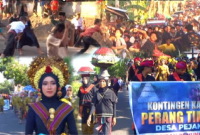 Gawe Beleq Perang Timbung di Makam Serewe Pejanggik Lombok Tengah. (Istimewa)