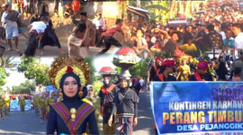 Gawe Beleq Perang Timbung di Makam Serewe Pejanggik Lombok Tengah. (Istimewa)