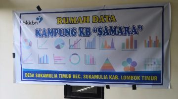 Rumah Dataku Kampung KB Samara Desa Sukamulia Timur, Kecamatan Sukamulia. (Dok:ong) 