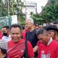 Ganjar Pranowo, di Car Free Day (CFD) Jalan Udayana, Kota Mataram. (foto:istimewa) 