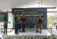 Soft launching Bobocabin Rinjani di Sembalun, Lombok Timur, pada 7 Desember 2023.(foto/ong).