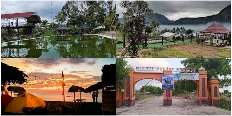 Empat objek wisata yang masuk lelang Dinas Pariwisata Lotim. Photo: Istimewa)
