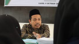Wakil Rektor Institut Agama Islam Hamzanwadi (IAIH) Pancor, Dr. H. Abdul Hayyi Akrom, M.MPd,. (sumber:istimewa)