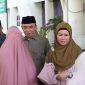 Ketua PD NWDI Lombok Timur, HM Syamsul Luthfi di acara Halal Bihalal. (Lombokini.com)