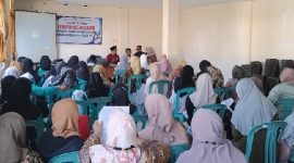 Puskesmas Pengadangan Giatkan Sosialisasi Pekan Imunisasi Nasional di Lombok Timur.(foto:ong)