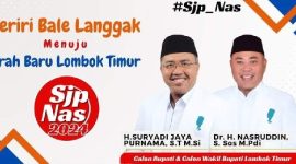 Bakal calon Bupati dan Wakil Bupati Lombok Timur, H Suryadi Jaya Purnama - H Nasruddin (SJP-NAS).