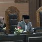 Rapat paripurna II masa sidang III DPRD Lotim. (foto: tangkapanlayar).