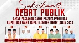 Besok Debat Pertama Lima Paslon Pilkada Lombok Timur  2024, Ini Lokasinya. (Foto: Lombokini.com/Humas KPU Lotim).