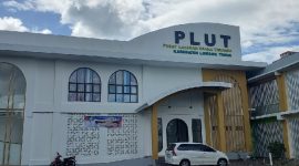 Gedung Pusat Layanan Usaha Terpadu (PLUT) Lombok Timur. (Foto: Lombokini.com/Najamudin Anaji).