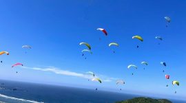 Sky Lancing Lombok Kembali Gelar Kejuaraan Dunia Paralayang PGAWC Seri 3 Tahun 2025. (Foto: Lombokini.com/Dok. Pribadi).