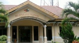 Kantor redaksi manajemen LPP Selaparang TV. (Foto: Lombokini.com)