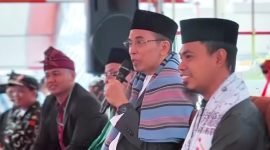 TGKH. M. Zainul Majdi (TGB) memberi pesan kebangsaan untuk Diaspora Indonesia di Taiwan. (Foto: Lombokini.com/Dok. Pribadi)
