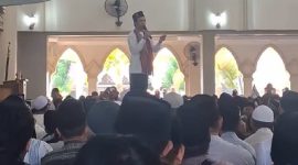 Ribuan Warga Lombok Timur Padati Masjid Agung Al-Mujahidin Selong, Sabtu 24 Mei 2025, menghadiri tabligh Akbar Ustadz Abdul Somad (UAS). 