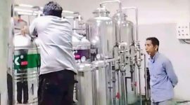 PT Energi Selaparang Berbenah dan Kembali Produksi AMDK Asel, Joyo Supeno Pastikan  Awal Agustus Siap Edar. (Foto: Lombokini.com/Andy).
