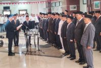 Sebanyak 34 Pejabat Eselon II, III, dan IV Lingkup Pemkab Dilantik, Berikut Nama-Namanya. (Foto: Lombokini.com).
