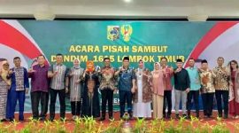 Sambut Dandim 1615 Baru, Bupati Lotim Apresiasi Pengabdian Letkol Bayu Sigit. (Foto: Lombokini.com).