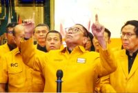 Ketua Umum Partai Hanura Oesman Sapta Odang dalam konferensi pers DPP Hanura di Jakarta, Sabtu 2 Agustus 2025. (Foto: Lombokini.com/Tangkapan Layar).