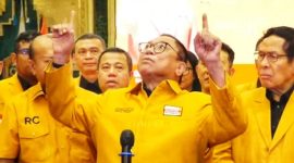 Ketua Umum Partai Hanura Oesman Sapta Odang dalam konferensi pers DPP Hanura di Jakarta, Sabtu 2 Agustus 2025. (Foto: Lombokini.com/Tangkapan Layar).