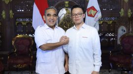 Sugiono Apresiasi Ahmad Muzani Setelah Resmi Jabat Sekjen Partai Gerindra. (Foto: Lombokini.com/Istimewa).
