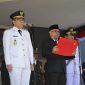 Wabup Edwin Pimpin Upacara Khidmat HUT RI ke-80 di Lombok Timur. (Foto: Lombokini.com).
