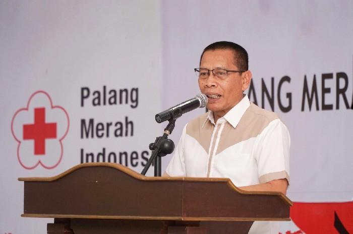 Wabup Lombok Timur Ajak PMI Sinergi Atasi Ancaman Status Universal Health Coverage. (Foto: Lombokini.com/Humas).