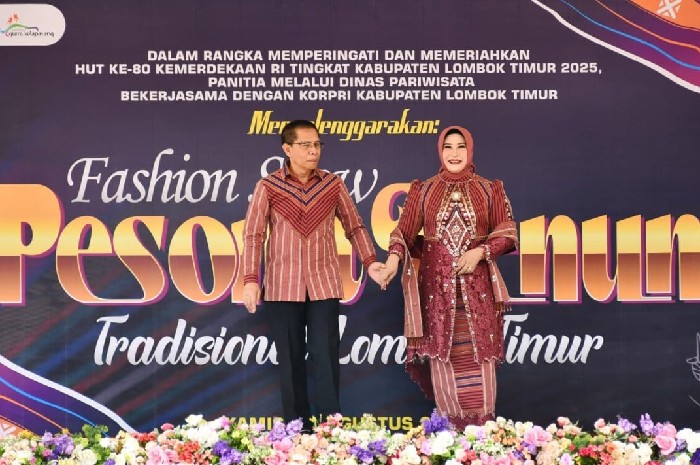 Wabup Lotim dan Istri