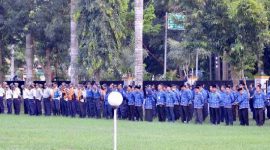 Lombok Timur Gelar Apel Hari Perhubungan Nasional, Tekankan Sinergi OPD. (Foto: Lombokini.com).