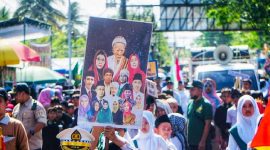 Pawai Ta'aruf Hultah NWDI Pacu Semangat Kebangsaan dan Ukhuwah. (Foto: Lombokini.com/nwdionline).