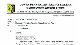 DPRD Lombok Timur Kirim Tuntutan Aliansi Cipayung Plus ke Presiden dan DPR RI. (Foto: Lombokini.com).