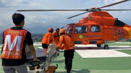 Tiga Pembalap MotoGP Mandalika Dievakuasi Via Udara. (Foto: Lombokini.com).