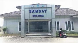 Kantor UPT Samsat Rinjani Selong. (Foto: Lombokini.com).