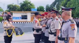 Pimpin Sertijab Pejabat Utama, Kapolres Lombok Timur Targetkan Peningkatan Layanan. (Foto: Lombokni.com).