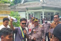 PMII Lotim Kembali Tuntut Dinkes Soal Kejelasan Dugaan Keracunan Siswa Program MBG, Kamis 15 Januari 2026. (Foto: Lombokini.com).