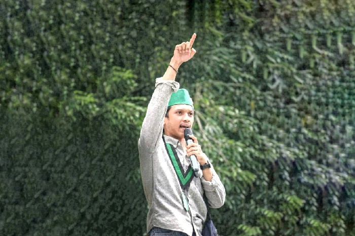 Ketua HMI MPO Cabang Lombok Timur, Agamawan Salam. (Foto: Lombokini.com).