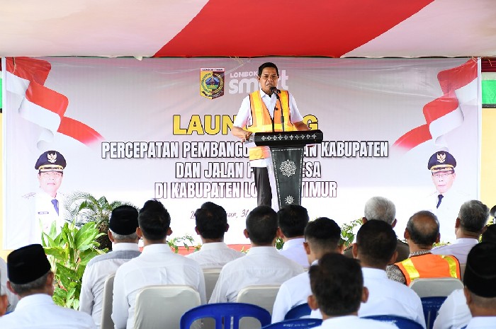 Pemkab Lombok Timur Luncurkan Anggaran Tahun Jamak untuk Percepat Pembangunan Jalan. (Foto: Lombokini.com/Humas).