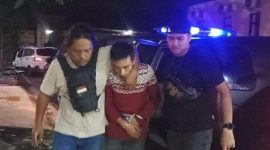 Polda NTB Tangkap Anak Kandung Diduga Bakar Mayat Ibunya di Sekotong, Lombok Barat. (Foto: Lombokini.com).