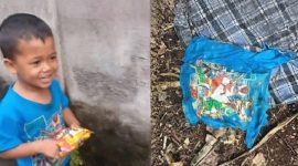 Tim SAR Gabungan Evakuasi Jenazah Azril Filah Busairi (4) di Pulau Moyo, Jumat 27 Februari 2026. (Foto: Lombokini.com/Tim SAR Gabungan).