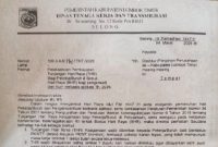 Disnakertrans Lombok Timur Terbitkan Surat Edaran, Wajibkan Perusahaan Bayar THR dan Bonus Kurir Tepat Waktu. (Foto: Lombokini.com/Disnakertrans Lotim).