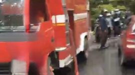 Armada tua Damkarmat Lombok Timur tersendat di tanjakan Pusuk Sembalun. (Foto: Lombokini.com/Tangkapan Layar).