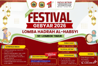 Ikuti Lomba Hadrah Al-Habsyi Festival Gebyar 2026, Panitia Sediakan Hadiah Rp 4,5 Juta. (Foto: Lombokini.com/Istimewa).