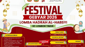 Ikuti Lomba Hadrah Al-Habsyi Festival Gebyar 2026, Panitia Sediakan Hadiah Rp 4,5 Juta. (Foto: Lombokini.com/Istimewa).