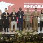 Delegasi Indonesia, Madagaskar, Nepal, Kenya, dan Jerman berpose bersama usai mengikuti forum energi terbarukan di Mataram, Selasa 19 Mei 2026. (Foto: Lombokini.com/Diskominfotik).