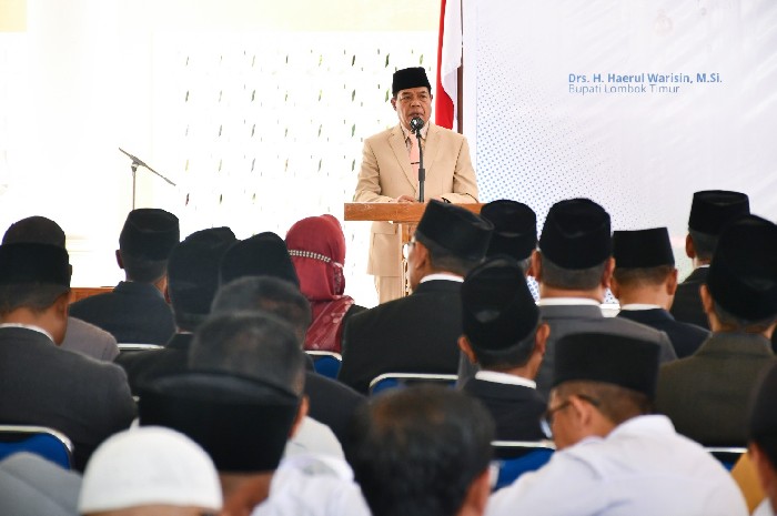Bupati Lombok Timur, Haerul Warisin. (Foto: Lombokini.com).