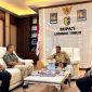 Jajaran PT Jamkrida NTB Syariah bersilaturahmi dengan Bupati Lombok Timur, Kamis (30/4/2026). (Foto: Lombokini.com/Humas Pemkab Lotim).