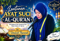 Maesarah, qoriah asal Lombok Tengah, tampil dalam ajang MTQ Internasional Pemuda Masjid Dunia di Masjid Istiqlal, Jakarta, Ahad 24 Mei 2026. (Foto: Lombokini.com/Al-Qur'an Channel).
