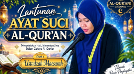 Maesarah, qoriah asal Lombok Tengah, tampil dalam ajang MTQ Internasional Pemuda Masjid Dunia di Masjid Istiqlal, Jakarta, Ahad 24 Mei 2026. (Foto: Lombokini.com/Al-Qur'an Channel).
