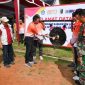 Sekda Lombok Timur Muhammad Juaini Taofik membuka O2SN tingkat kabupaten untuk jenjang SD/MI dan SMP/MTs di GOR Lalu Muslihin Selong, Senin 18 Mei 2026. (Foto: Lombokini.com/PKP Setda Lotim).